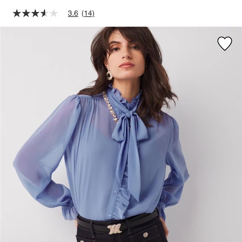 Elegant Blue Women's Blouse